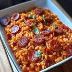 Recette de Riz au Chorizo et à la Tomate